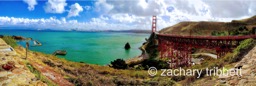 The Golden Gate Bridge and San Francisco